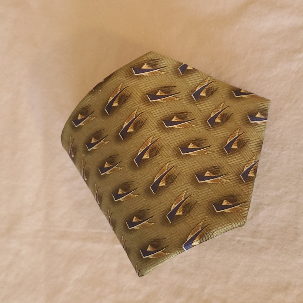Green Polyester Tie